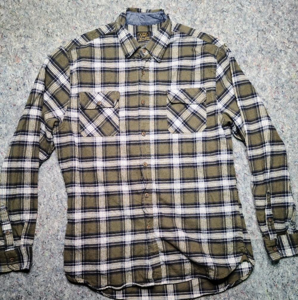Jacks MFG Heritage Flannel Shirt Men's Size XLT Heavy Shacket